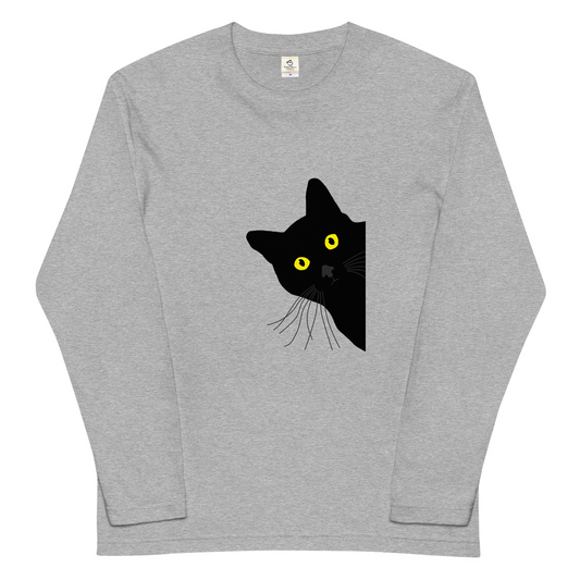 猫 ロン t 猫 長袖 t シャツ ねこ 猫イラスト かわいい猫.