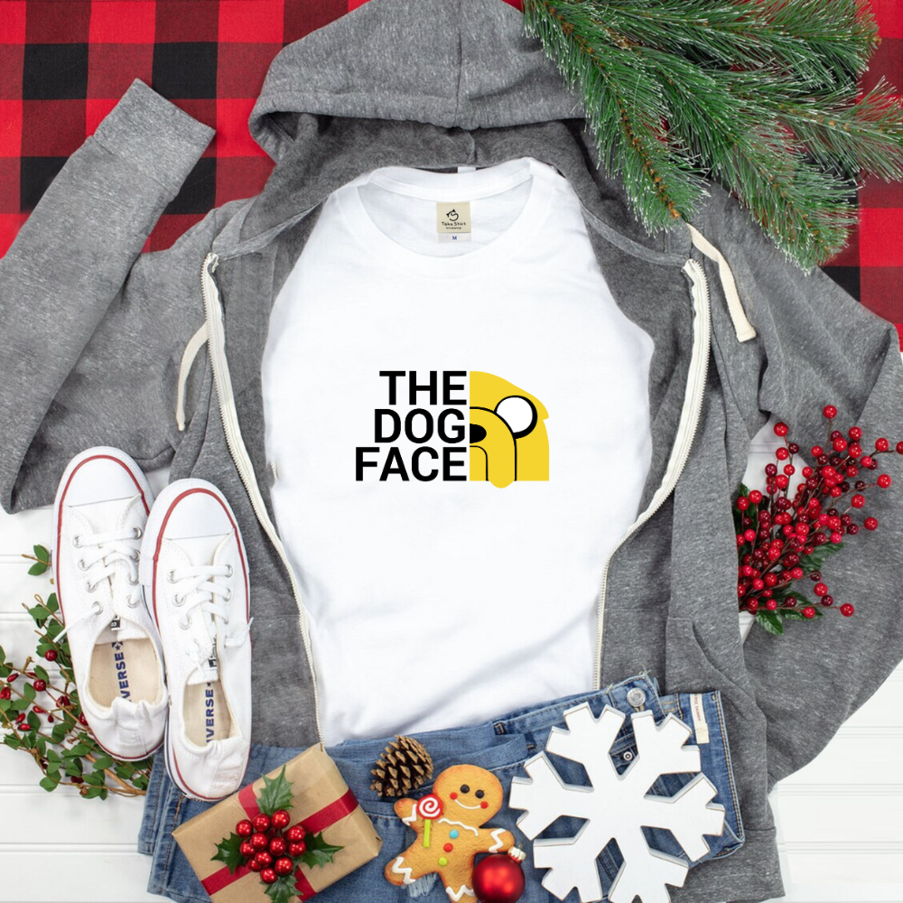 犬 tシャツ 犬イラスト THE DOG FACE ｜アダルト&キッズサイズ.