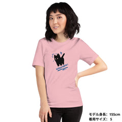 猫tシャツ ねこ 可愛い猫イラスト WOW! ビックリした！｜アダルト&キッズサイズ.