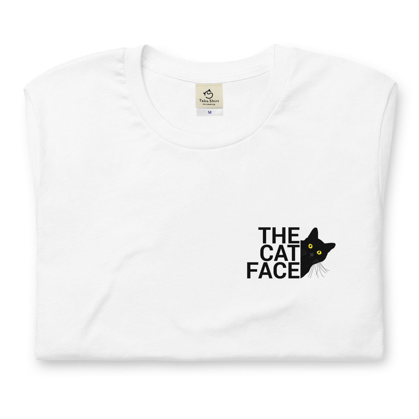 猫tシャツ ねこ 猫イラストThe Cat Face2 & つねに本気だが？| フロント&バックプリント