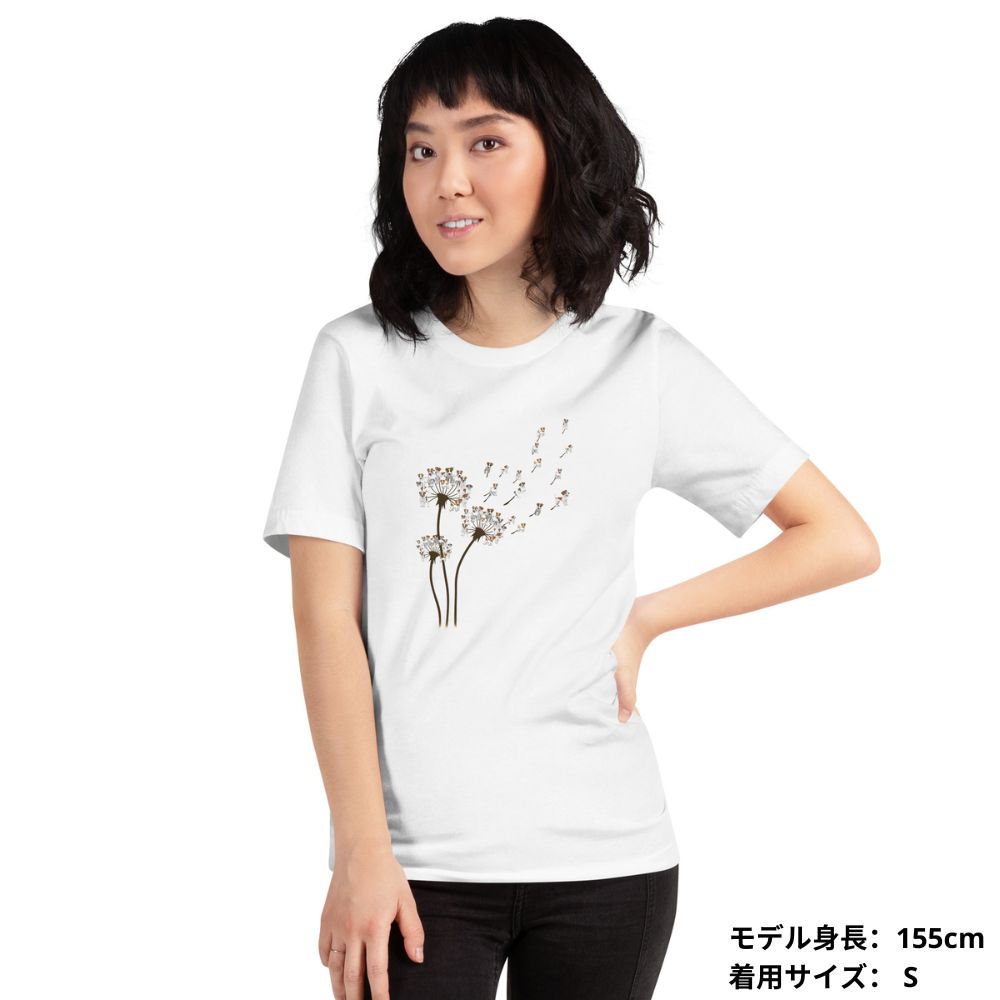 犬 tシャツ 犬イラスト ビーグル タンポポ｜アダルト&キッズサイズ.