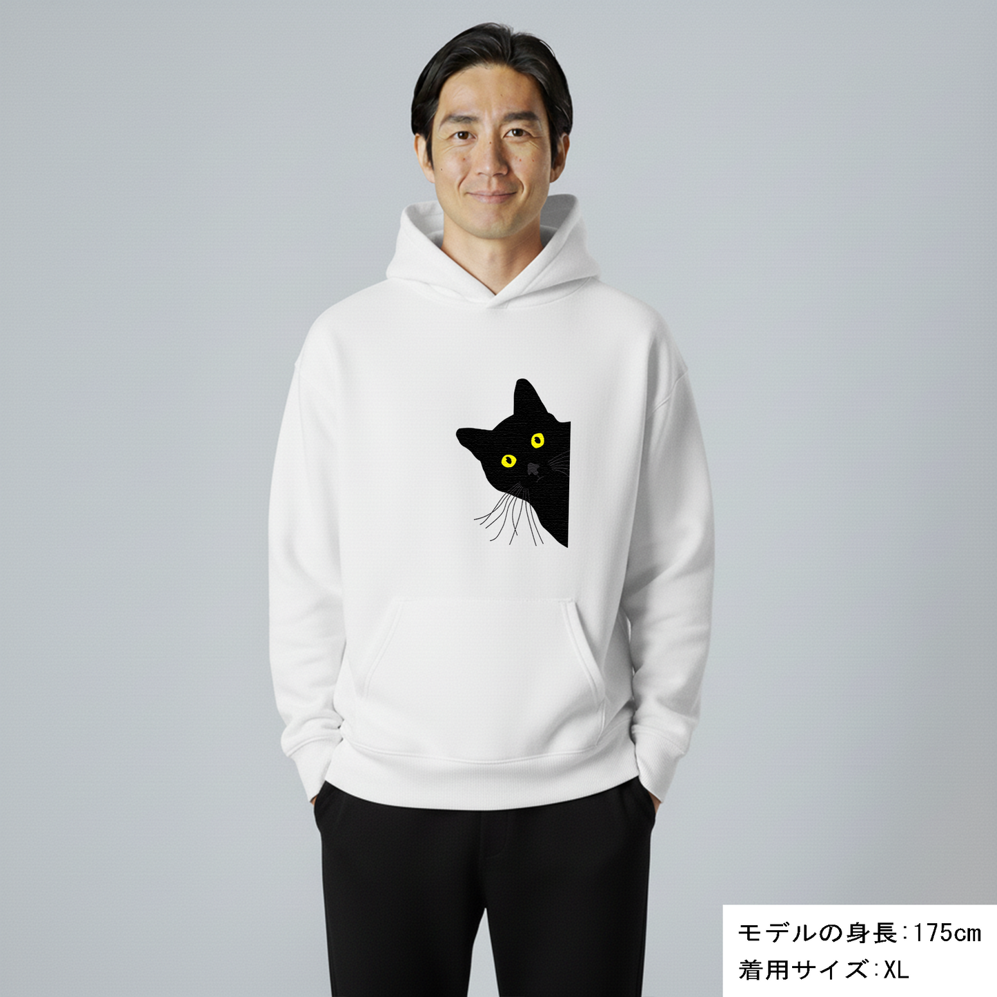 猫 パーカー ねこ かわいい 猫イラスト可愛い