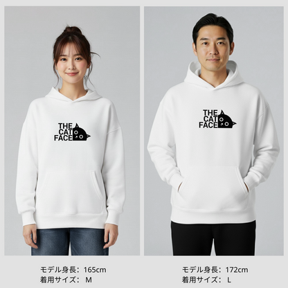 猫 パーカー ねこ かわいい 猫イラスト THE CAT FACE1