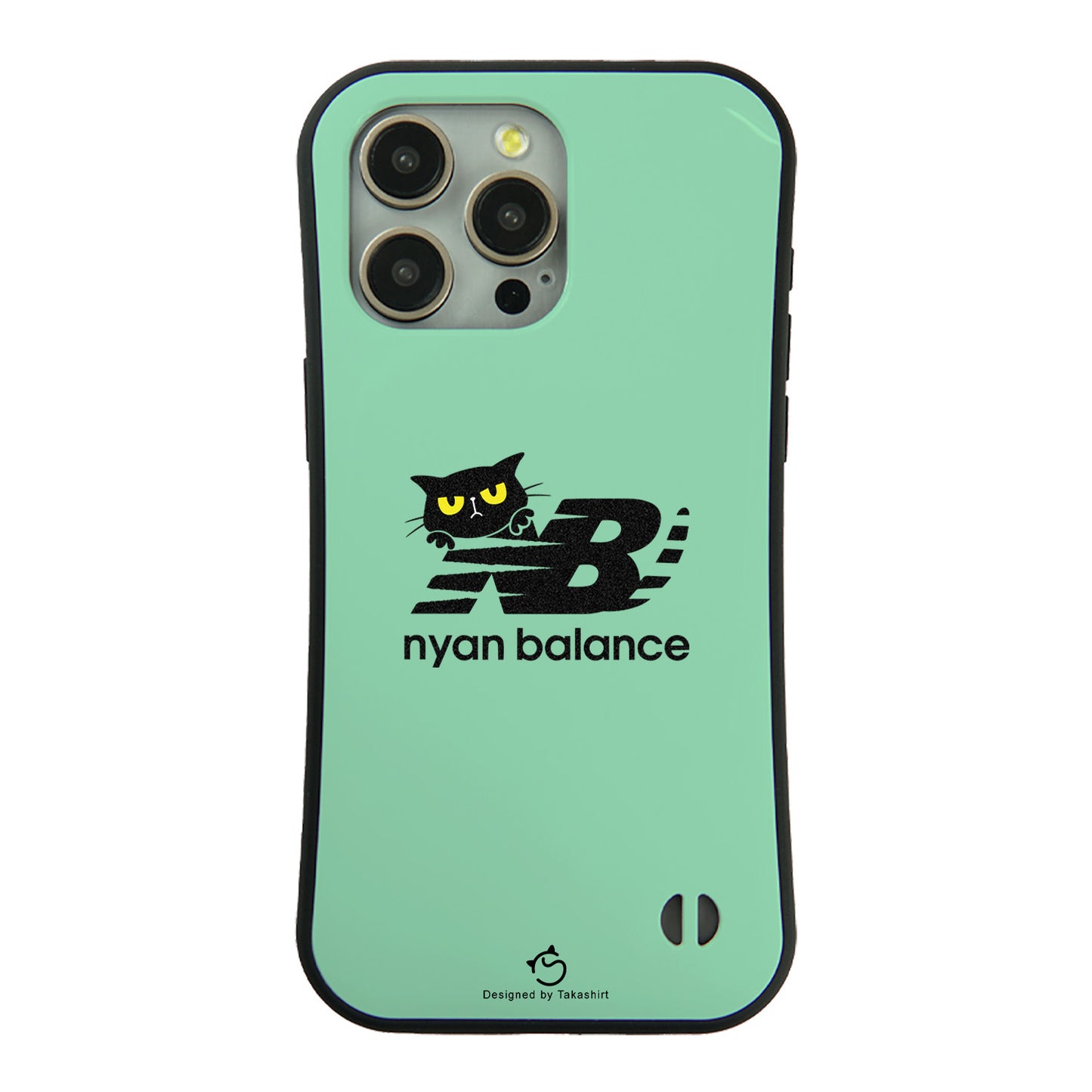 ケース ねこ 猫イラスト猫  Nyan Balanceー スマホ ケース iPhone8, SE2, SE3 ~ ケースiPhone17シリーズ