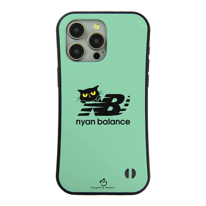 ケース ねこ 猫イラスト猫  Nyan Balanceー スマホ ケース iPhone8, SE2, SE3 ~ ケースiPhone17シリーズ