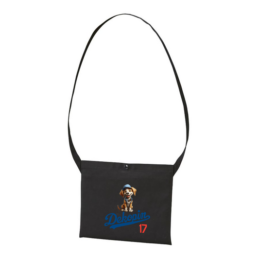 レギュラー キャンバス サコッシュ デコピン いぬ コーイケルホンディエ Dekopin.