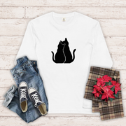【バレンタイン・ホワイトデーにオススメ】猫 ロン t 猫 長袖 t シャツ ねこ 猫イラスト
