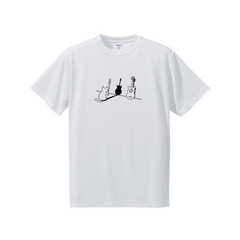 猫tシャツ ドライTシャツ シルキータッチTシャツ ねこ 猫イラスト おもしろ tシャツ 猫ギター