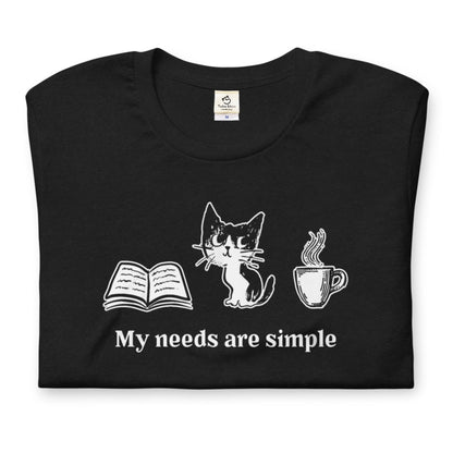 猫tシャツ ねこ 猫イラスト Book Cat Coffee｜アダルト&キッズサイズ.