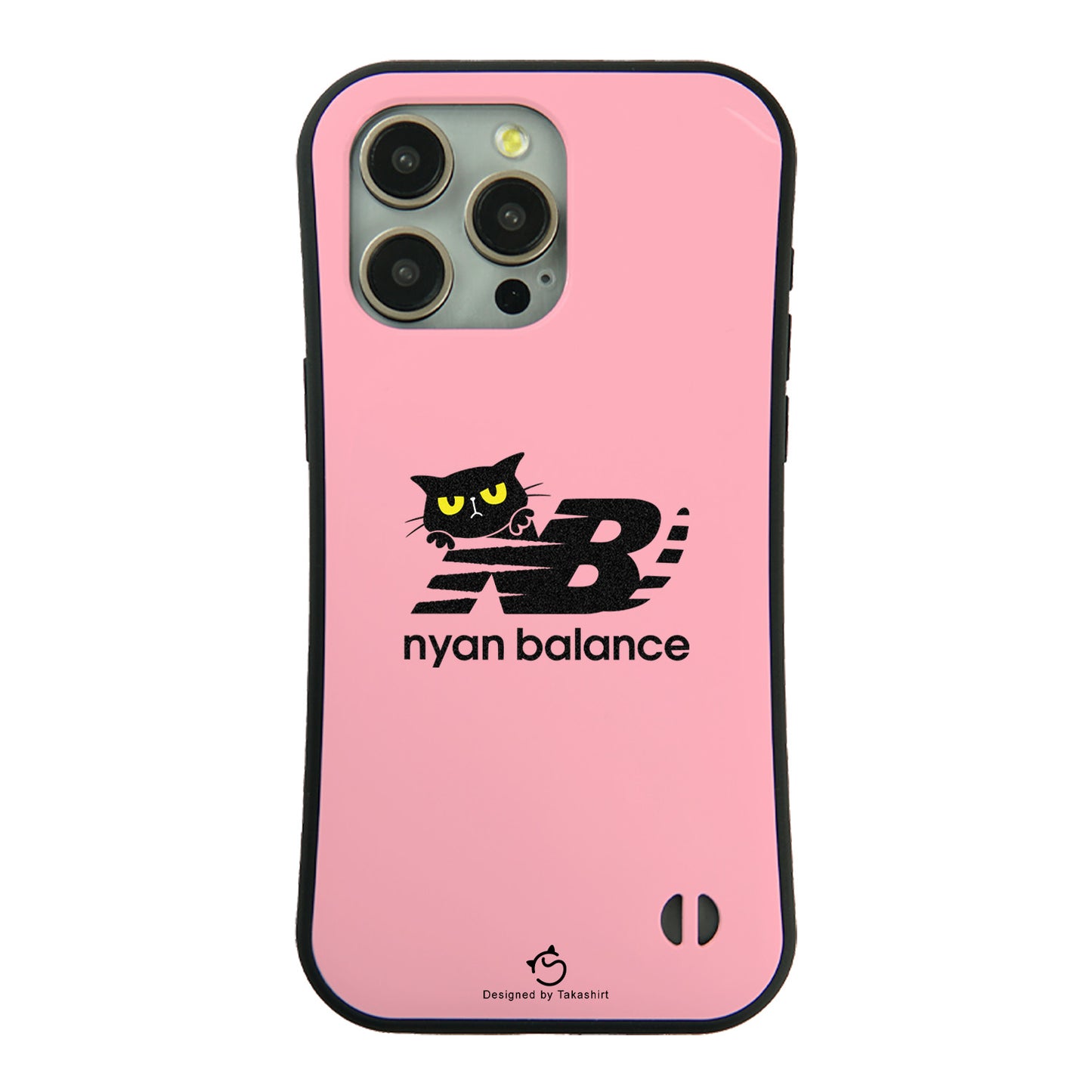 ケース ねこ 猫イラスト猫  Nyan Balanceー スマホ ケース iPhone8, SE2, SE3 ~ ケースiPhone17シリーズ