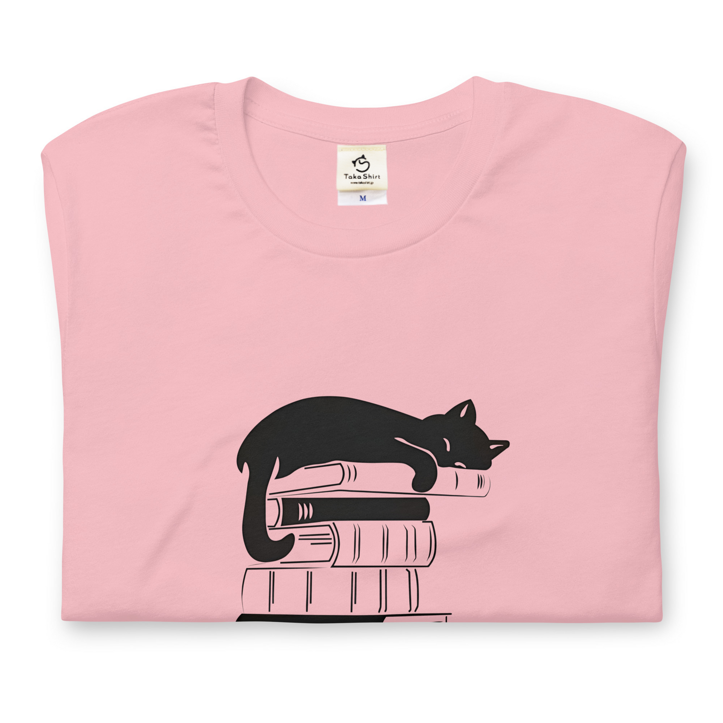 猫tシャツ ねこ 猫イラスト Cat & Book