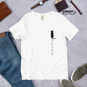 猫の足跡 猫Tシャツ｜人気ワンポイント