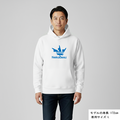 猫 パーカー ねこ かわいい 猫イラスト Nekodesu2 ｜アダルト&キッズサイズ