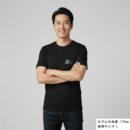 猫tシャツ ねこ 猫イラスト おもしろ tシャツ かわいい THE CAT FACE ワンポイント ｜アダルト&キッズサイズ