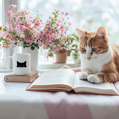 マグカップ 猫イラスト 可愛い黒い猫 ｜猫好きにおすすめの面白い猫グッズ プレゼントにも最適