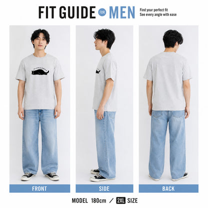 にゃにもしたくにゃ猫Tシャツ｜おもしろ猫デザイン