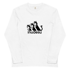 犬 ロン t 犬 長袖 t シャツ いぬ  犬イラスト  INUDESU.