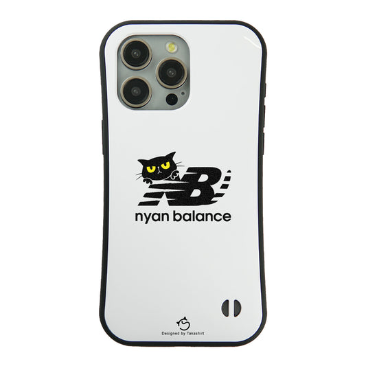 ケース ねこ 猫イラスト猫  Nyan Balanceー スマホ ケース iPhone8, SE2, SE3 ~ ケースiPhone17シリーズ