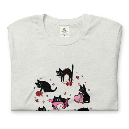 【バレンタイン限定】猫tシャツ ねこ 可愛い猫イラスト