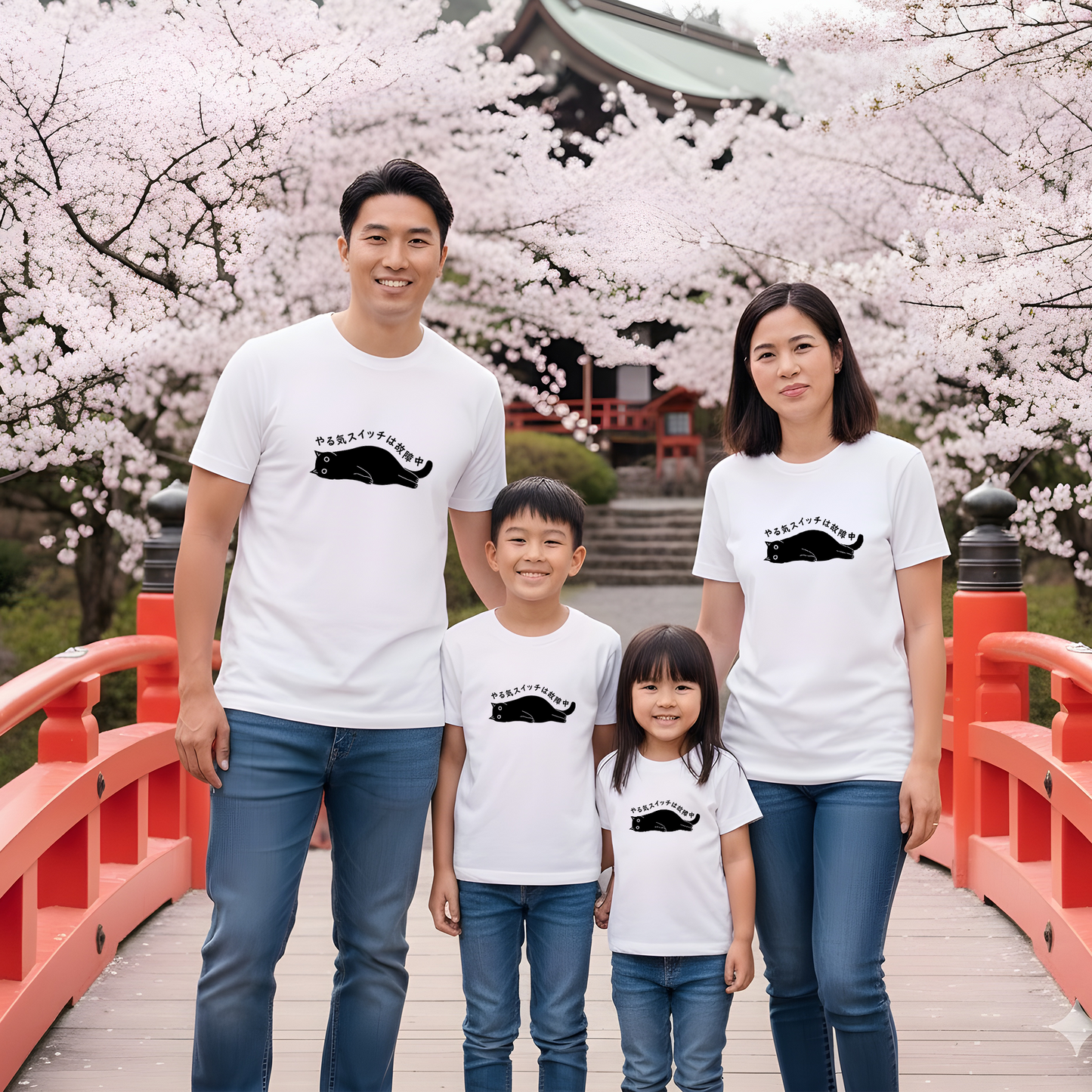 猫tシャツ ねこ 猫イラスト おもしろ tシャツ かわいい やる気スイッチは故障中｜アダルト&キッズサイズ