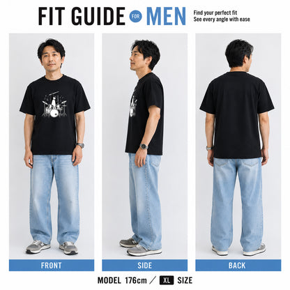 猫ドラム 猫Tシャツ｜音楽好きに人気