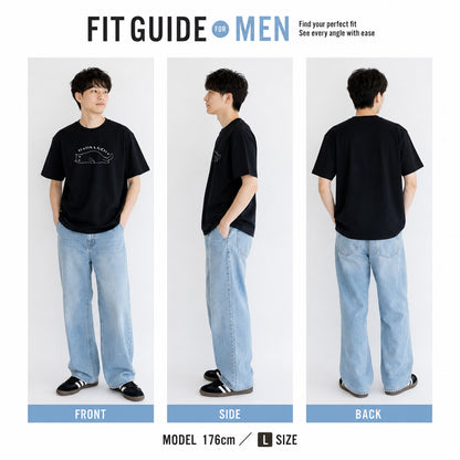 にゃにもしたくにゃ猫Tシャツ｜おもしろ猫デザイン