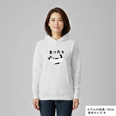 猫 パーカーハチワレ猫  かわいい 猫イラスト可愛い ハチワレ猫  まったり