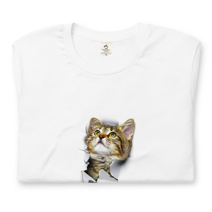 猫tシャツ ねこ 猫イラスト3D CAT 9  可愛い｜アダルト&キッズサイズ.