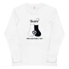 【バレンタイン限定】猫 ロン t 猫 長袖 t シャツ ねこ 猫イラスト.