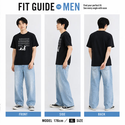 猫音符 Tシャツ | 音楽好きに人気