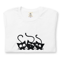 猫tシャツ ねこ 猫イラスト かわいいねこイラスト猫｜アダルト&キッズサイズ.