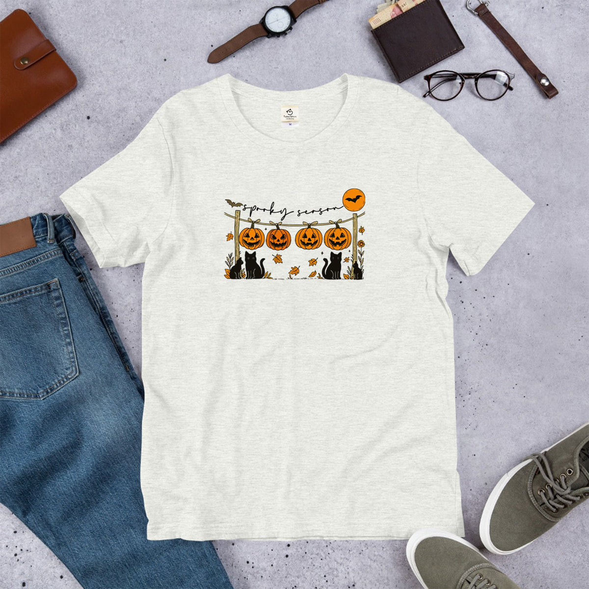 猫tシャツ ねこ 猫イラスト おもしろ tシャツ かわいい ハロウィン2|アダルト&キッズサイズ