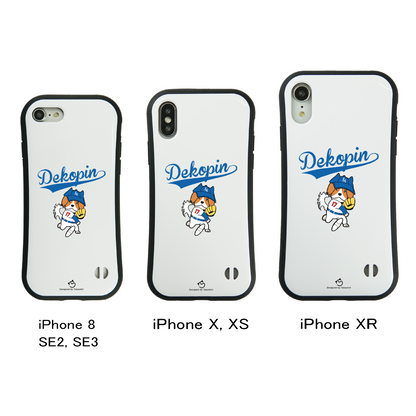 デコピン ケース いぬ 犬 コーイケルホンディエイラスト  Dekopin スマホ ケース iPhone8, SE2, SE3 ~ ケース iPhone16セリア