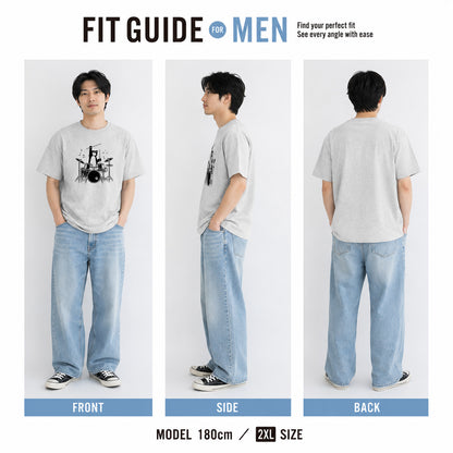 猫ドラム 猫Tシャツ｜音楽好きに人気