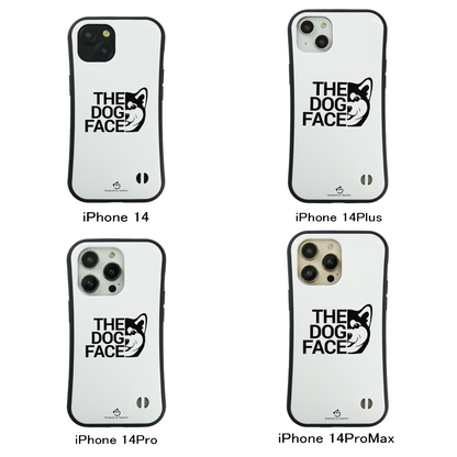 ケース いぬ 犬 イラスト ダックスフン 柴犬 THE DOG FACE 2 スマホ ケース iPhone8, SE2, SE3 ~ ケース iPhone16シリーズ