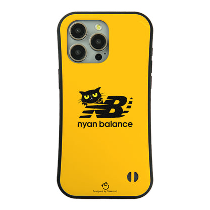ケース ねこ 猫イラスト猫  Nyan Balanceー スマホ ケース iPhone8, SE2, SE3 ~ ケースiPhone17シリーズ