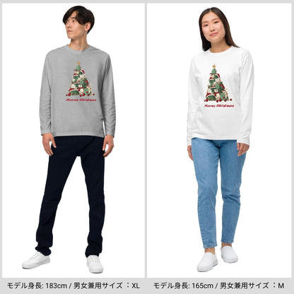 【クリスマス限定商品】猫 ロン t 猫 長袖 t シャツ ねこ 猫イラスト 猫クリスマス.