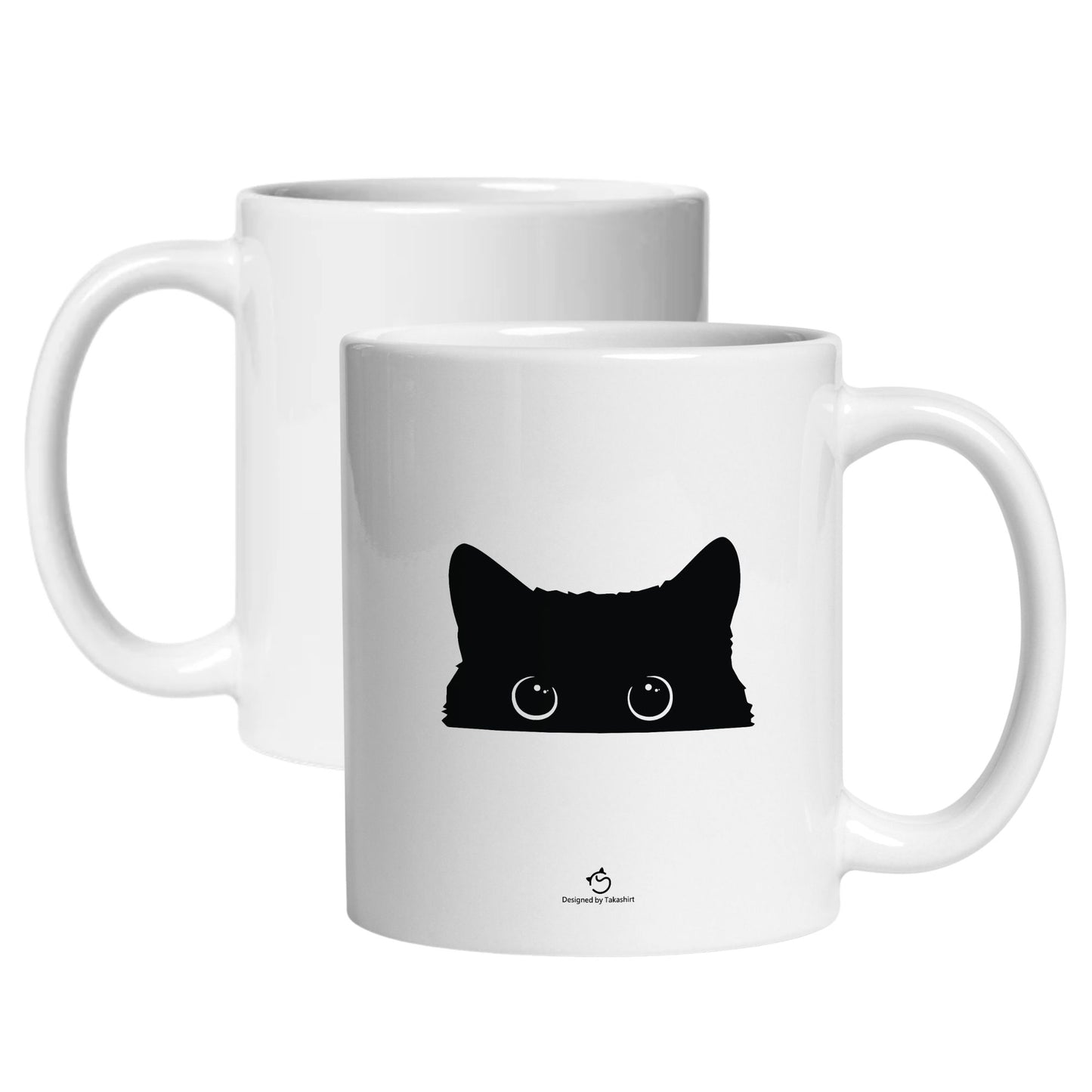マグカップ 猫イラスト 可愛い黒い猫 ｜猫好きにおすすめの面白い猫グッズ プレゼントにも最適