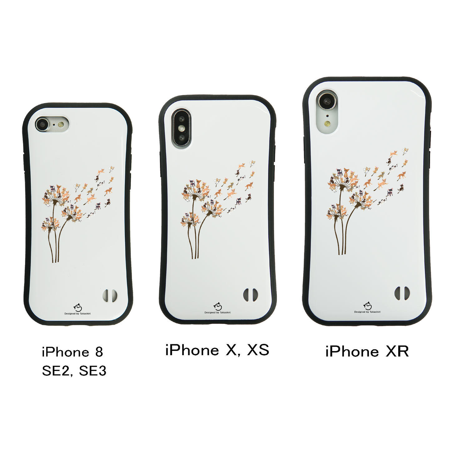 ケース いぬ 犬 イラスト チワワ タンポポ  スマホ ケース iPhone8, SE2, SE3 ~ ケース iPhone16シリーズ