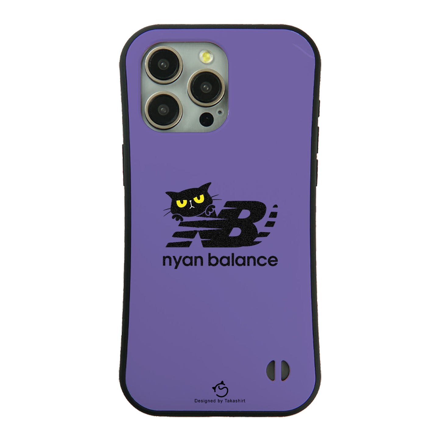 ケース ねこ 猫イラスト猫  Nyan Balanceー スマホ ケース iPhone8, SE2, SE3 ~ ケースiPhone17シリーズ