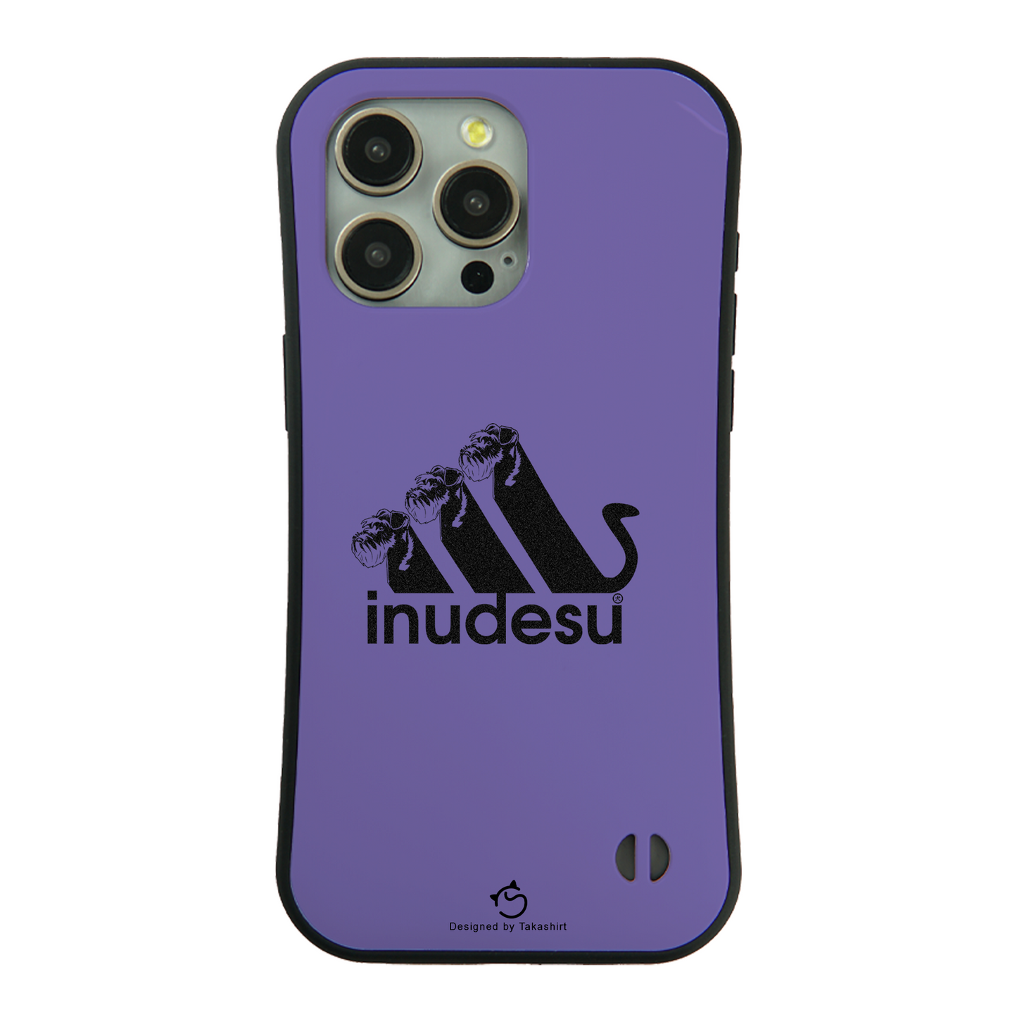 ケース いぬ 犬 イラスト  ミニチュア・シュナウザー INUDESU スマホ ケース iPhone8, SE2, SE3 ~ ケース iPhone16シリーズ