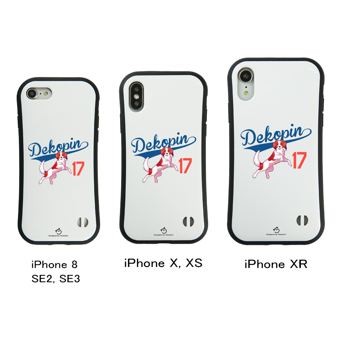 デコピン ケース いぬ 犬 コーイケルホンディエイラスト  Dekopin1  スマホ ケース iPhone8, SE2, SE3 ~ ケース iPhone16シリーズ