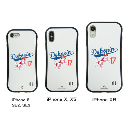 デコピン ケース いぬ 犬 コーイケルホンディエイラスト  Dekopin1  スマホ ケース iPhone8, SE2, SE3 ~ ケース iPhone16シリーズ
