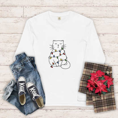 【クリスマス限定商品】猫 ロン t 猫 長袖 t シャツ ねこ 猫イラスト 猫クリスマス.