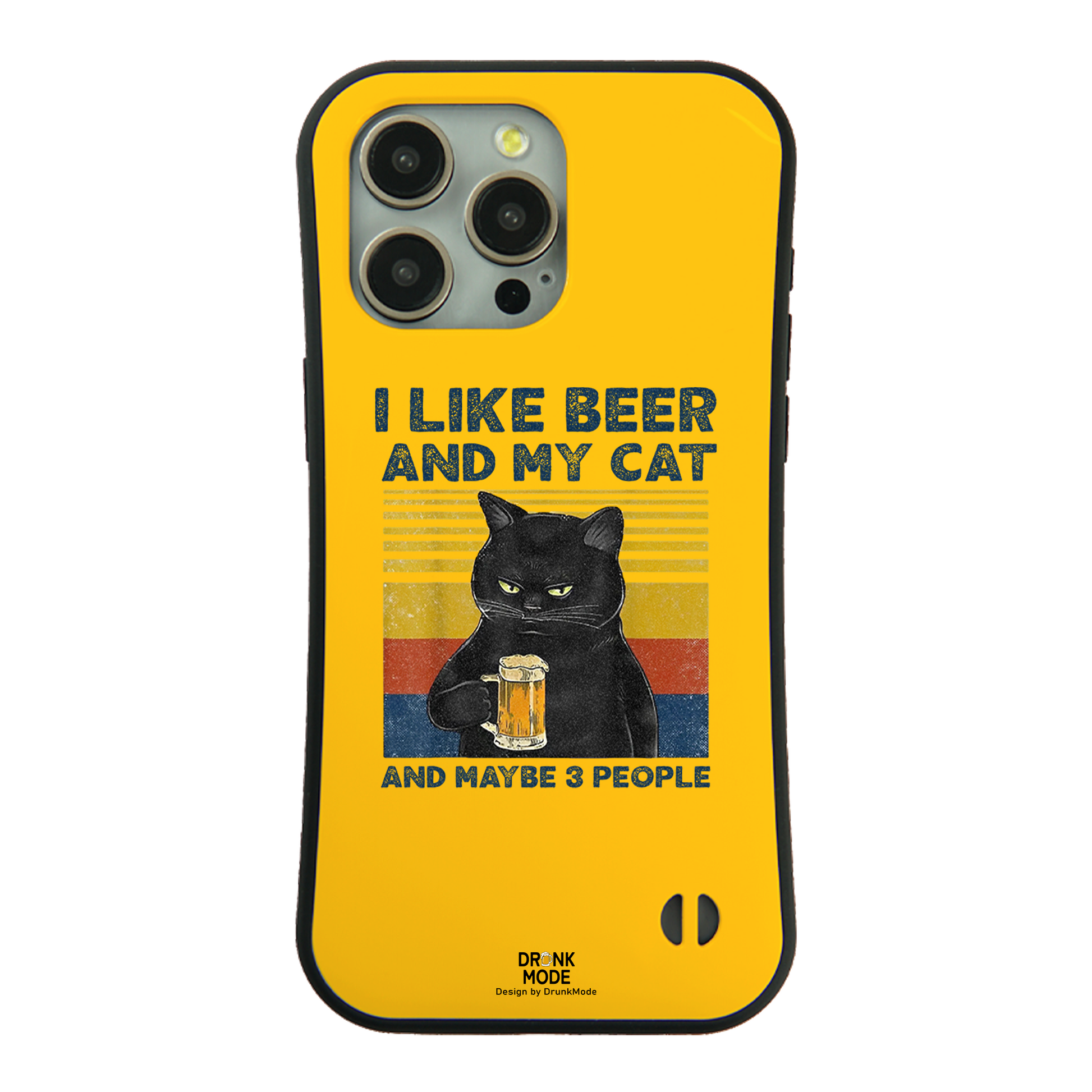 たたメーピー氏イラスト猫デッキケース2種セット チャンピオンズカップ商品 ケース ねこ 猫イラスト I LIKE BEER AND MY CAT スマホ ケース