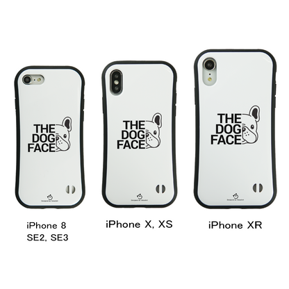ケース いぬ 犬 イラスト フレンチ・ブルドッグ THE DOG FACE スマホ ケース iPhone8, SE2, SE3 ~ ケース iPhone16シリーズ
