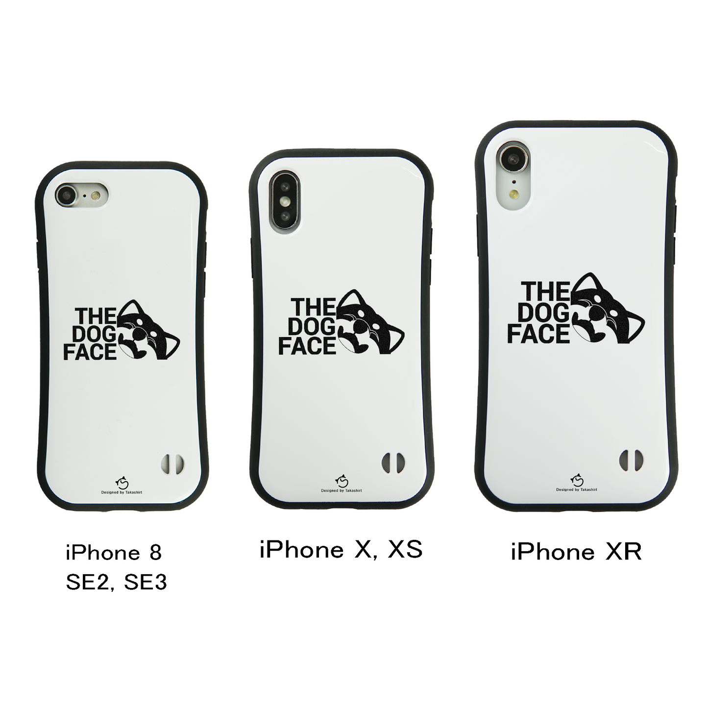 ケース いぬ 犬 イラスト  柴犬 THE DOG FACE1 スマホ ケース iPhone8, SE2, SE3 ~ ケース iPhone16シリーズ