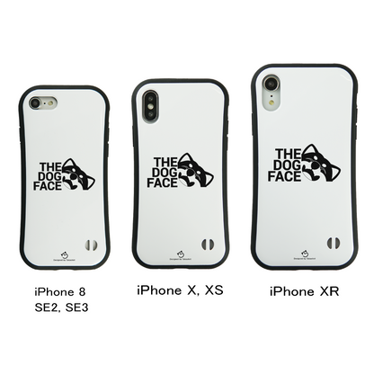 ケース いぬ 犬 イラスト  柴犬 THE DOG FACE1 スマホ ケース iPhone8, SE2, SE3 ~ ケース iPhone16シリーズ