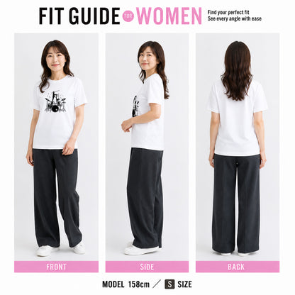 猫ドラム 猫Tシャツ｜音楽好きに人気