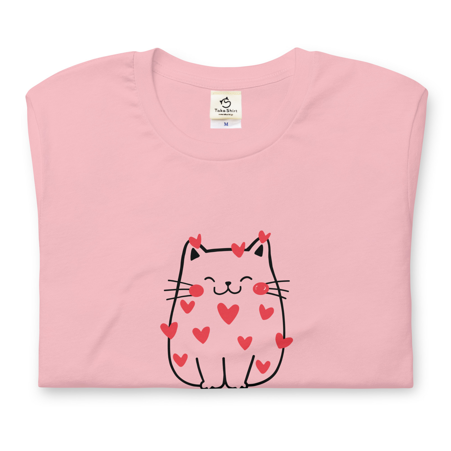 【バレンタイン限定】猫tシャツ ねこ 猫イラスト｜アダルト&キッズサイズ.